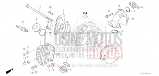 COUVERCLE DE CULASSE CRF50FN de 2022